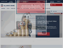 Tablet Screenshot of alliancebank.com.my